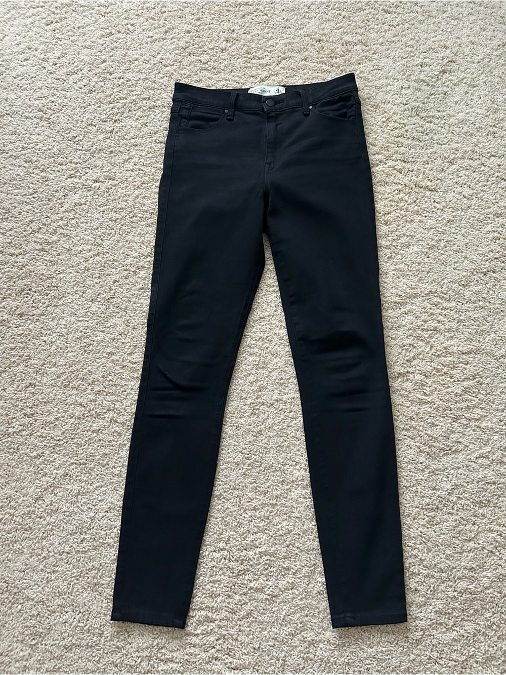 Abercrombie & Fitch Sateen Ultra Skinny High Rise